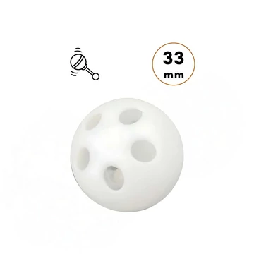 Csörgő, kerek (33 mm)