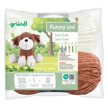 Benni, a kutyus horgolószett (zsenília)