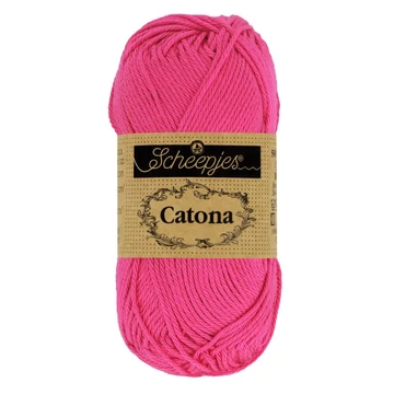 114 Pink rózsaszín Scheepjes Catona horgoló fonal (50g/25g/10g)