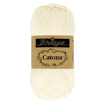 130 Ekrü testszín Scheepjes Catona horgoló fonal (100g/50g/25g/10g)
