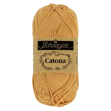 179 Topáz sárga Scheepjes Catona horgoló fonal (50g/25g/10g)