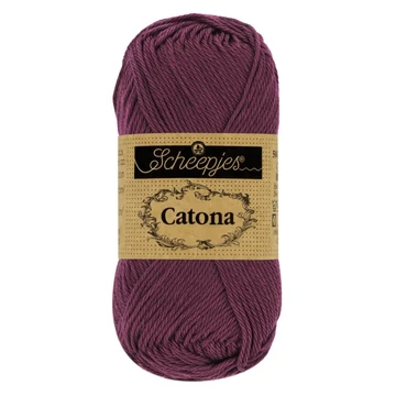394 Püspöklila Scheepjes Catona horgoló fonal (50g/25g/10g)