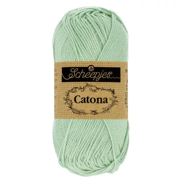 402 Ezüstzöld Scheepjes Catona horgoló fonal 25 g/db