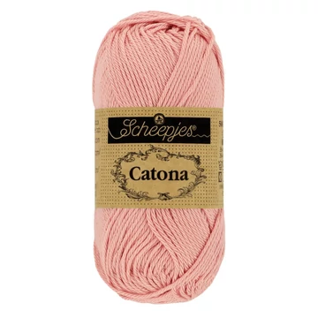 408 Pasztell rózsaszín Scheepjes Catona horgoló fonal 25 g/db