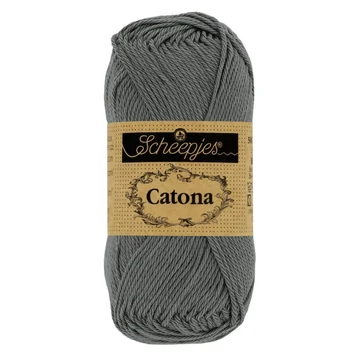 501 Antracitszürke Scheepjes Catona horgoló fonal 25 g/db