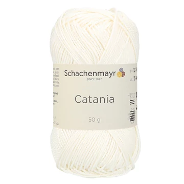 105 Natúr fehér Schachenmayr Catania horgoló fonal