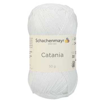 106 Fehér Schachenmayr Catania horgoló fonal