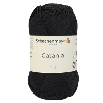 110 Fekete Schachenmayr Catania horgoló fonal