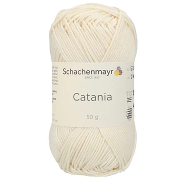 130 Krémfehér Schachenmayr Catania horgoló fonal