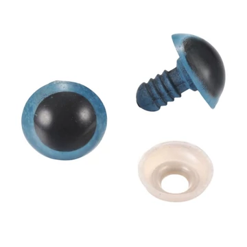 Kerek pupillás, kék biztonsági szem (12 mm)