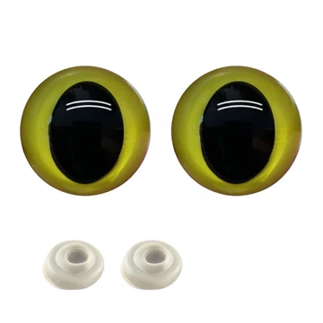 Állat szem, sárga (12-15 mm)