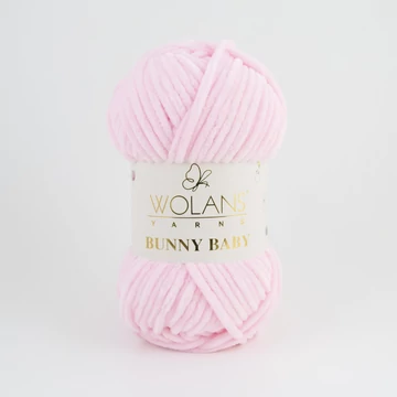 05 Világos rózsaszín Wolans Bunny Baby zsenília fonal