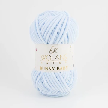 11 Világoskék Wolans Bunny Baby zsenília fonal