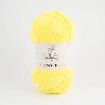 14 Sárga Wolans Bunny Baby zsenília fonal