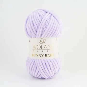 15 Világoslila Wolans Bunny Baby zsenília fonal