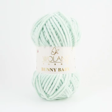 23 Mentazöld Wolans Bunny Baby zsenília fonal