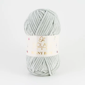 33 Kőszürke Wolans Bunny Baby zsenília fonal