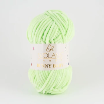 47 Limezöld Wolans Bunny Baby zsenília fonal