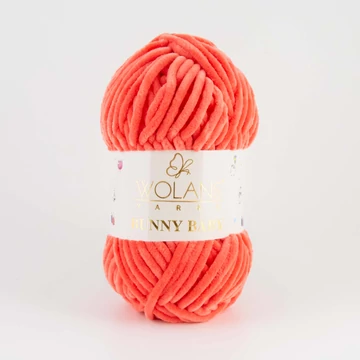 62 Korall rózsaszín Wolans Bunny Baby zsenília fonal