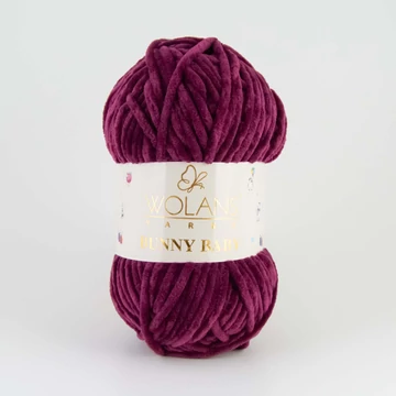 66 Padlizsánlila Wolans Bunny Baby zsenília fonal