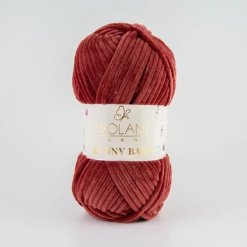 73 Okkerpiros Wolans Bunny Baby zsenília fonal