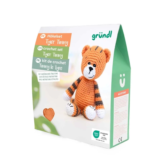 Timmy, a tigris horgolószett (pamut)