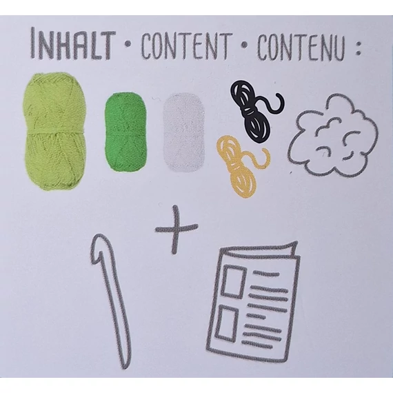 Dieter, a dínó horgolószett (pamut)