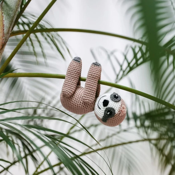 Fred, a lajhár horgolószett (pamut)