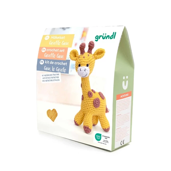 Gina, a zsiráf horgolószett (pamut)