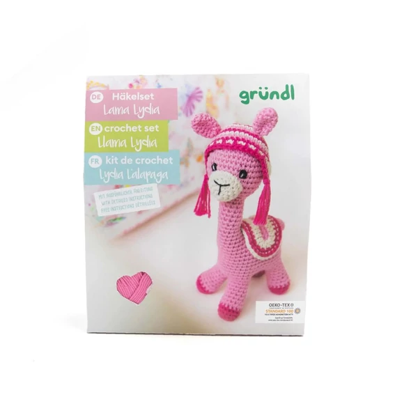Lydia, a láma horgolószett (pamut)