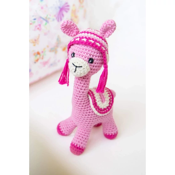 Lydia, a láma horgolószett (pamut)