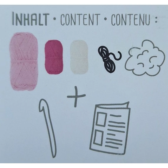 Lydia, a láma horgolószett (pamut)