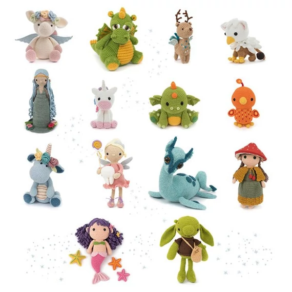 Amigurumi varázslények