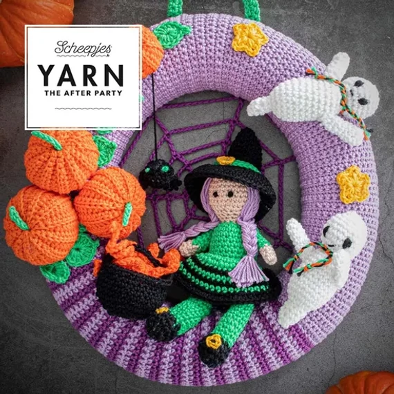 Halloweeni koszorú - amigurumi mintafüzet