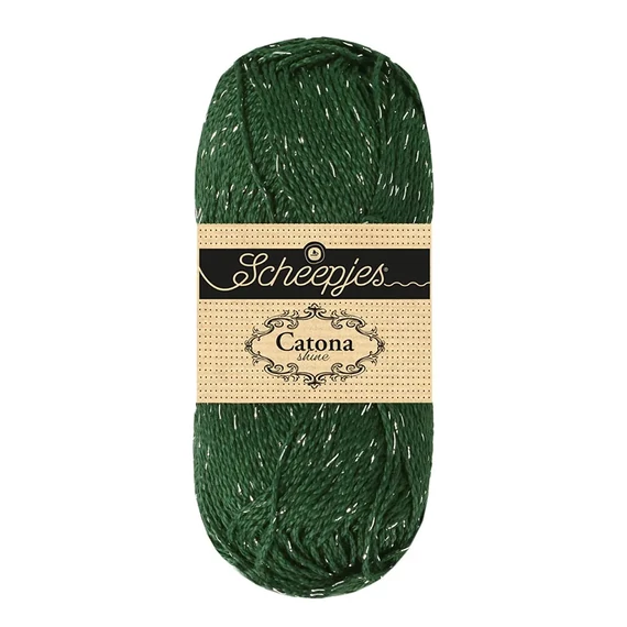 Scheepjes Catona Shine csillogós pamut fonal lurexszállal