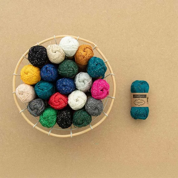 Csillogós Catona fonal színminták - Fonalazoo