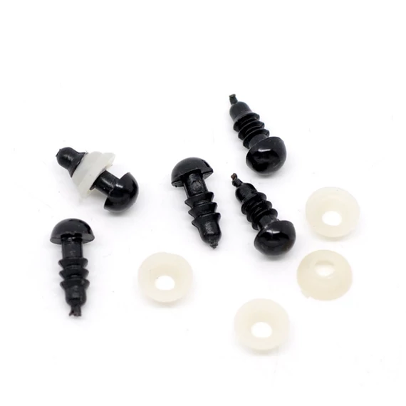 Fekete biztonsági szem (12 mm)