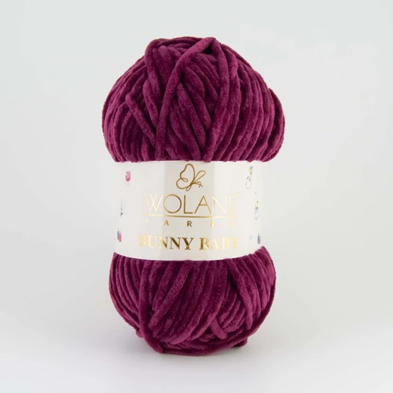 66 Padlizsánlila Wolans Bunny Baby zsenília fonal